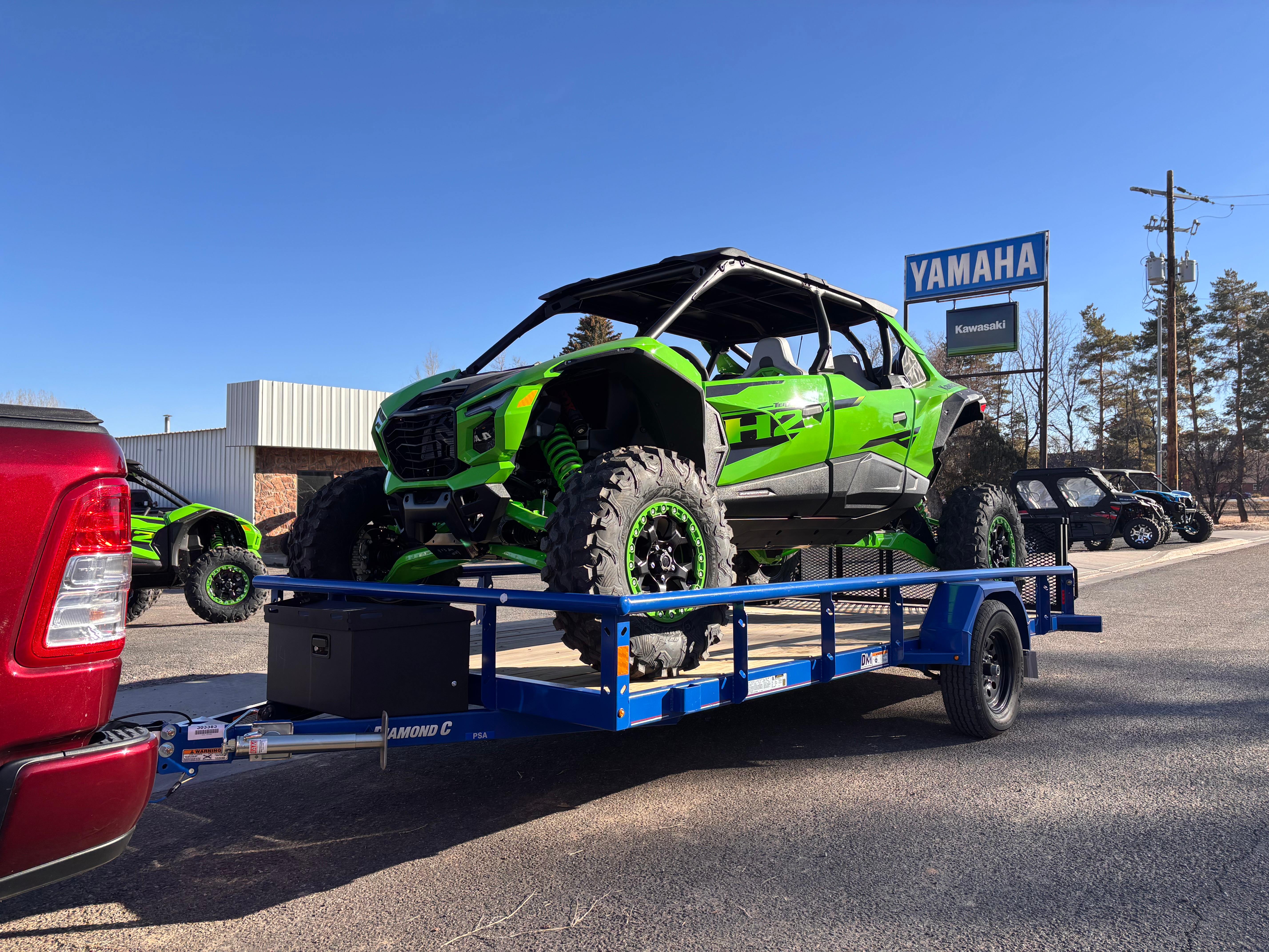 7x 14ft Diamond C Utility Trailer - Image 1